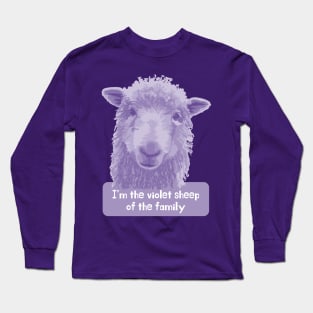 The Violet Sheep Of The Family Long Sleeve T-Shirt